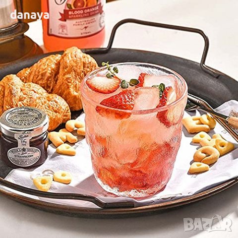 3461 Чаша за уиски с ледена текстура, 200 мл, снимка 5 - Чаши - 39213591