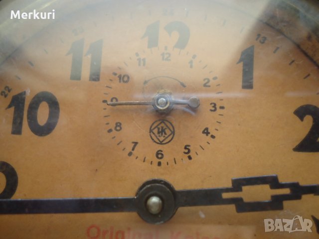 Стар рядък немски будилник J.Kaiser (1922), снимка 8 - Колекции - 29897139