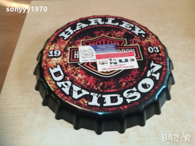 harley davidson-35x4см капачка за стена 1411201617, снимка 2 - Колекции - 30786625