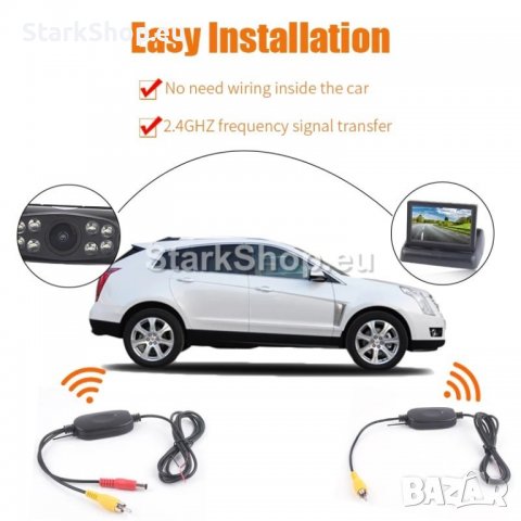 Безжичен предавател за камера за задно виждане, снимка 5 - Навигация за кола - 38491765