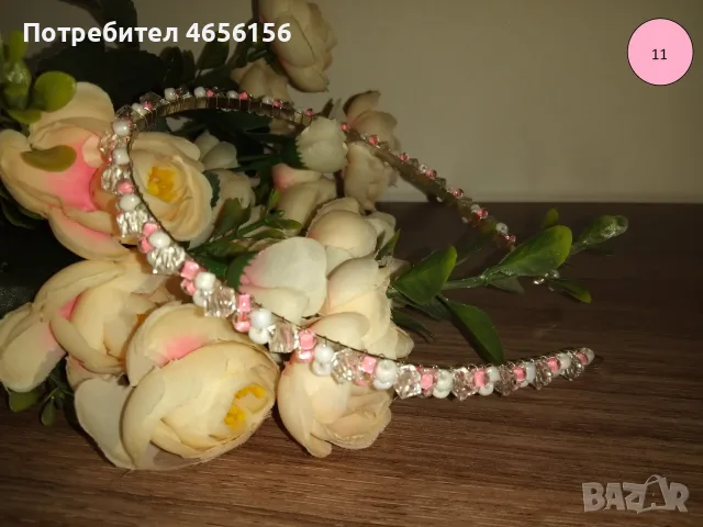 Диадеми с перли и кристали 4 €, снимка 11 - Аксесоари за коса - 56543709