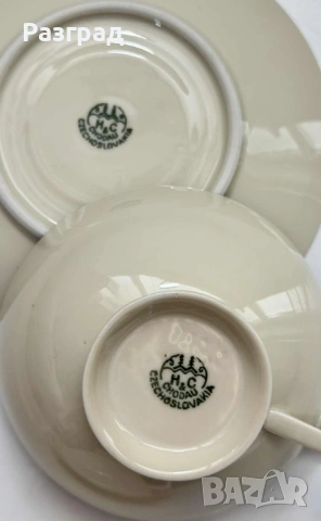 2бр. винтидж чаши за чай или кафе Haas & Czjzek Czechoslovakia, снимка 9 - Чаши - 53210390