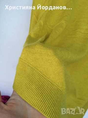 COS пуловер тип пончо вълна и кашмир, С , снимка 4 - Блузи с дълъг ръкав и пуловери - 53156238