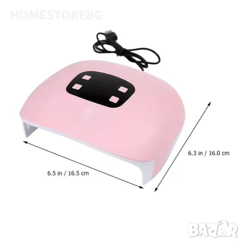 💅 Професионална UV/LED лампа за маникюр и педикюр MiNi 4s – Перфектната грижа за вашите нокти 💅, снимка 3 - Соларни лампи - 49115980