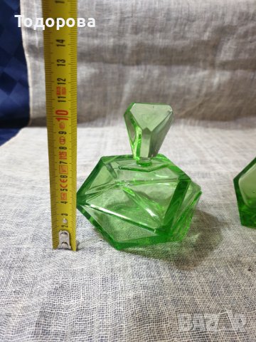 Лот от съдове от цветно стъкло , снимка 3 - Антикварни и старинни предмети - 42852047