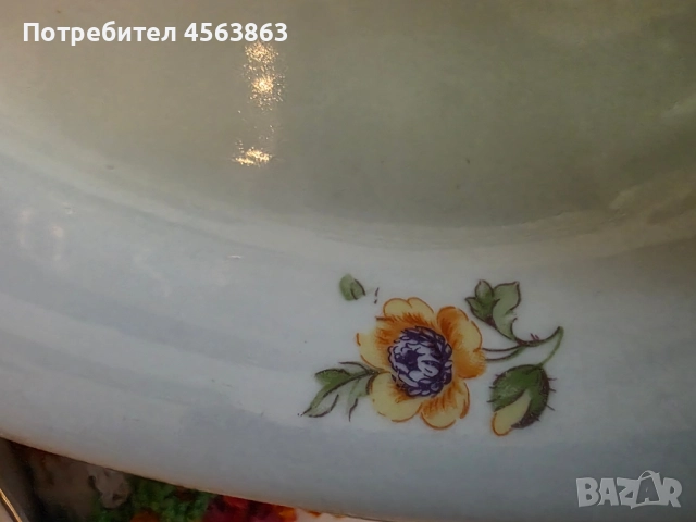 Винтидж порцеланови елипси, снимка 3 - Чинии - 51643851