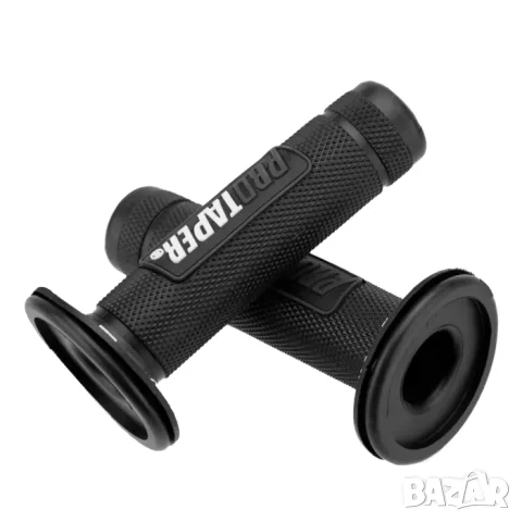 Черни гумени дръжки за мотоциклет 22 и 24 mm