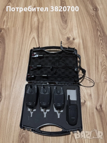 сет сигнализатори 3+1 – cormoran pro carp f-4000 + обтегачи – anaconda vipex rsx