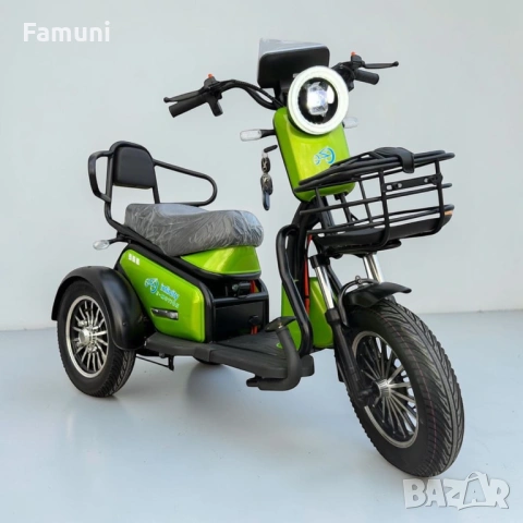  Двуместна Електрическа Триколка PUDDING 1800W 