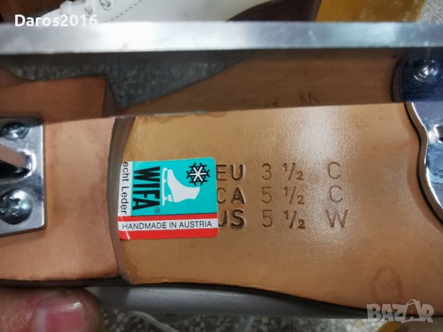 Професионални кънки за фигурно пързаляне WIFA Wilson Excel 38 номер , снимка 8 - Зимни спортове - 38377257