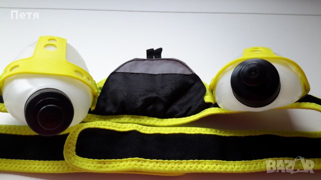 Колан за бягане Crivit / Спортен колан с 2 бутилки Crivit / Хидратиращ колан Crivit / бягаща чанта, снимка 5 - Спортна екипировка - 29897500