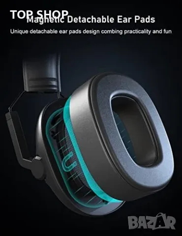 Нови сгъваеми геймърски слушалки с микрофон с шумопотискане/Лаптоп Игри, снимка 3 - Слушалки и портативни колонки - 49444644