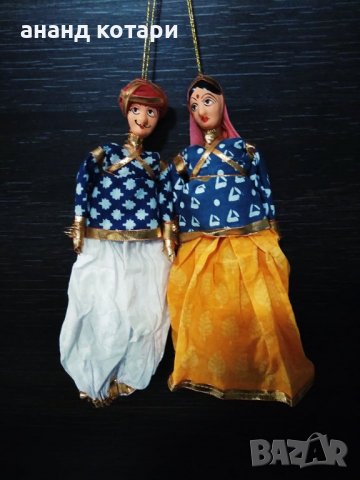 Индийски традиционни кукли Размер 25 см, снимка 2 - Други - 38387423