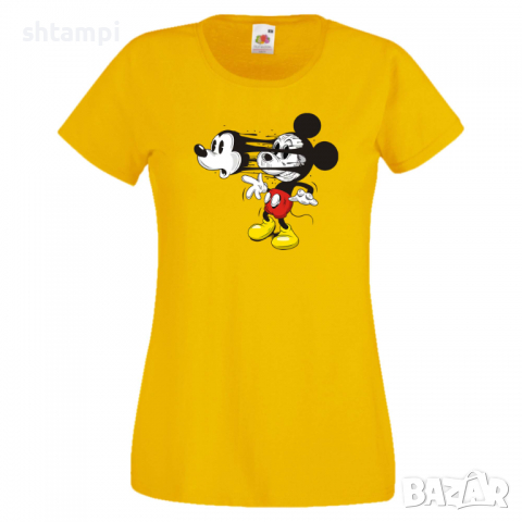 Дамска тениска Mickey Mask Мини Маус,Микки Маус.Подарък,Изненада,, снимка 10 - Тениски - 36526353