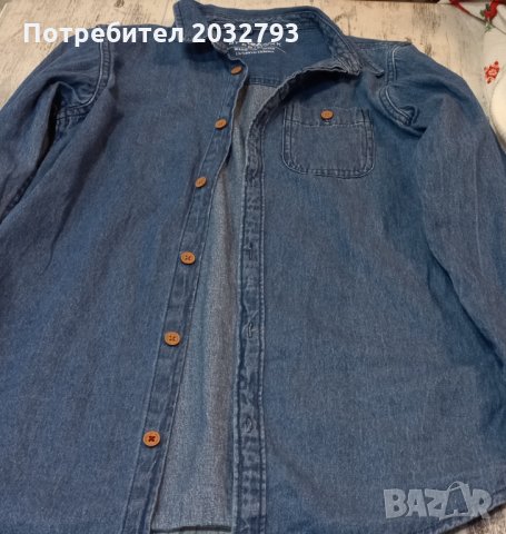 Дънкова риза за момче 11-12 години