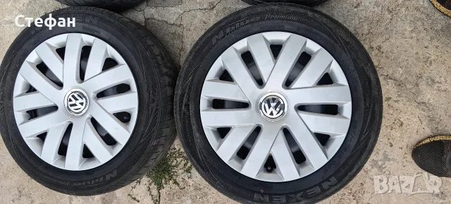 15 железни джанти с тасове за VW, снимка 5 - Гуми и джанти - 56166198