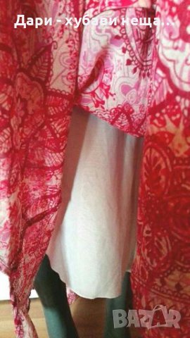 Дълга цветна рокля от шифон с подплата 🍀❤М/L(40)❤🍀арт.7390, снимка 4 - Рокли - 37299040