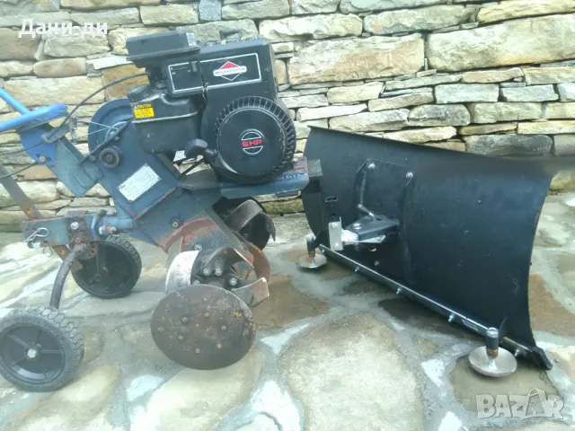 Видимо запазена мотофреза Болгар МБ5- с гребло, дъска , снимка 9 - Градинска техника - 48966923