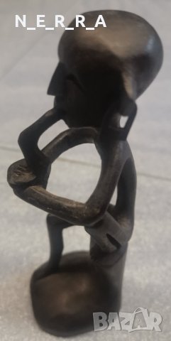  Фигура от африканско дърво, снимка 3 - Статуетки - 42655503