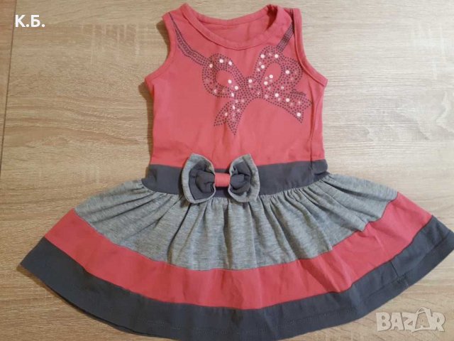 Бебешка рокличка р-р 80. Произведена в БГ🇧🇬 , снимка 1