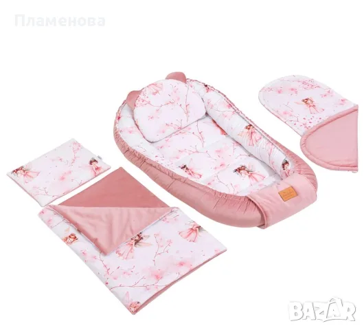 Бебешко гнездо, комплект от 5 части Комфорт , снимка 2 - Бебешки легла и матраци - 55804979