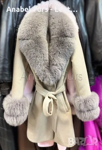 Дамски палта от естествена кожа и естествен косъм, снимка 17 - Палта, манта - 48169231