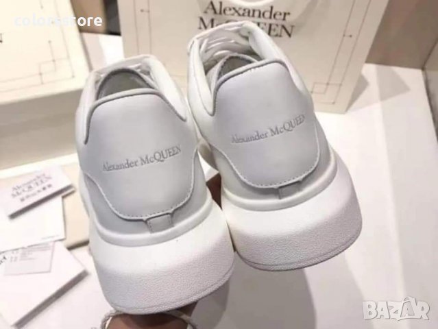  Бели кецове  Alexander McQueen Br100, снимка 3 - Кецове - 36697280