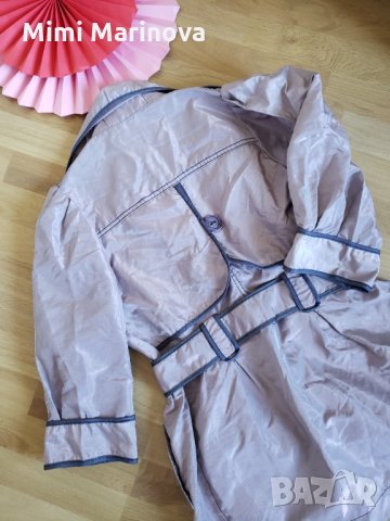 Уникално !!!Единствена бройка!Светлоотразително хамелеоново палто, снимка 3 - Якета - 30480134