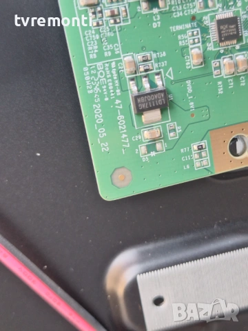 TCon BOARD ,HV430QUBF70,44-9771766E,47-6021477  за 43-инчов телевизор Telefunken Модел XU43TO750S, с, снимка 2 - Части и Платки - 54110328