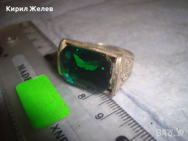 СКЪПОЦЕНЕН СТИЛНО РЪЧНО ОРНАМЕНТИРАН СРЕБЪРЕН ПРЪСТЕН СРЕБРО 925 МАЙСТОРСКА ЮВЕЛИРНА ИЗРАБОТКА 32631, снимка 14 - Пръстени - 38381256