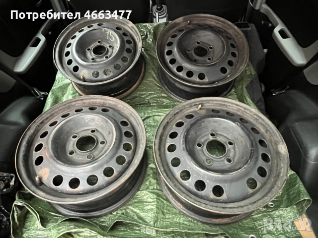 Стоманени джанти 15ки 5х110 GM Opel