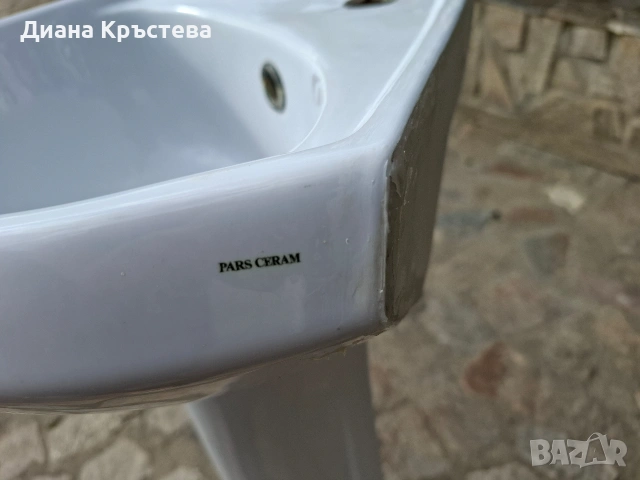 Ъглов умивалник малък с ботуш, снимка 5 - Мивки - 54302443