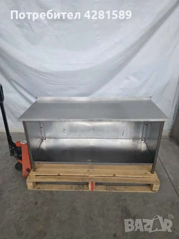 Немска работна маса от неръждаема стомана, снимка 7 - Други машини и части - 53972271