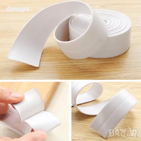 5266 Водоустойчива уплътнителна лента за баня кухня, снимка 10 - Други - 47447406