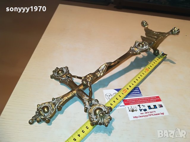 масивен кръст с христос, снимка 2 - Колекции - 29110438