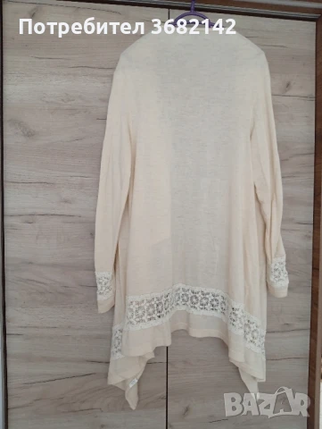 продавам дамска бежова жилетка , снимка 5 - Жилетки - 51429607