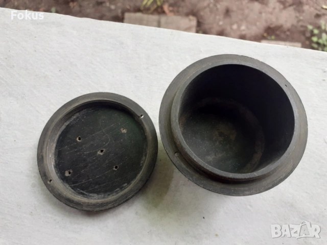 Стара бакелитена кутия Горубсо Кърджали, снимка 4 - Антикварни и старинни предмети - 53327915