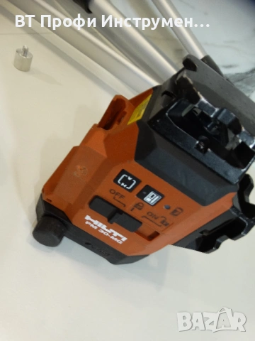 Hilti PM 30 MG - 3D Линеен лазерен нивелир + тринога 1.50 м, снимка 6 - Измервателни инструменти - 53081944