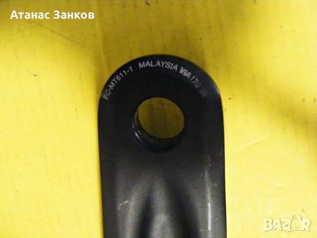 Ляв курбел с повредена резба Shimano FC-MT611 170mm, снимка 5 - Части за велосипеди - 42025246