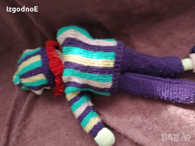 Стар ръчно изработен палячо, клоун, снимка 5 - Колекции - 47896570