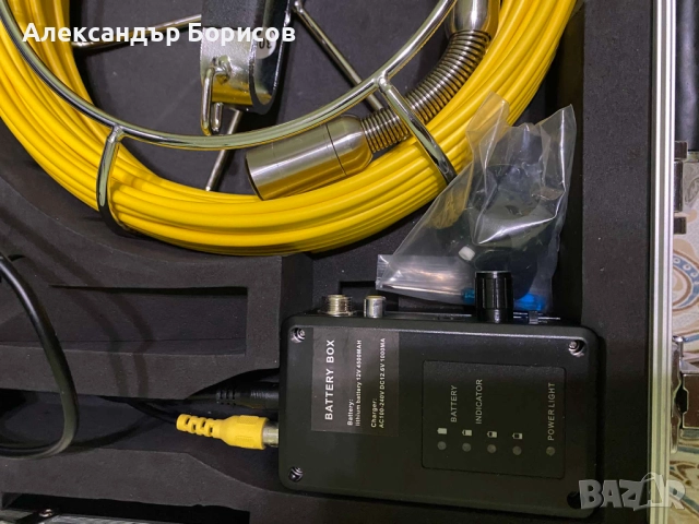 Камера VEVOR за инспекция на канализация 30м [7" LCD DVR], снимка 4 - Камери - 51751350