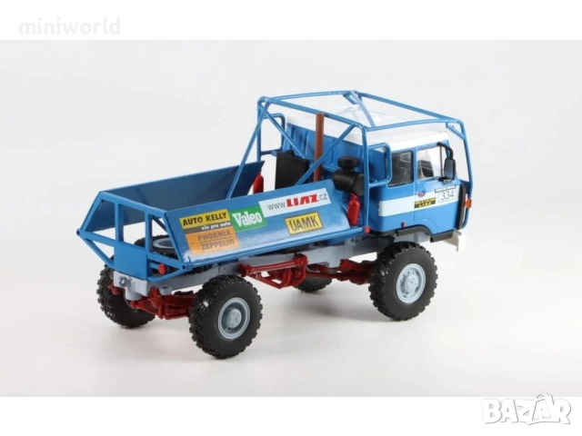 Skoda LIAZ 111.80 Truck Trial Rally - мащаб 1:43 ма DeAgostini моделът е нов в блистер, снимка 10 - Колекции - 52360615