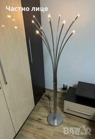 Лампион/подова лампа хром, снимка 8 - Лампиони - 51626127