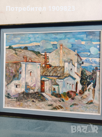 Маслена картина, Българска, снимка 2 - Картини - 44792264