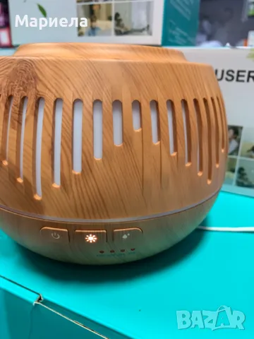 Ароматерапевтичен овлажнител с дифузор за етерично масло, 500 ml ултразвуков, снимка 6 - Други - 47516773