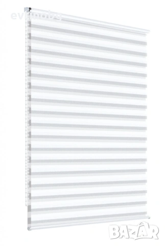 Щори ECD  Ролетни, Текстилни, Двойни, Без пробиване, Включен монтажен материал, Бял,Сив ,Бежов, снимка 2 - Щори - 53896790