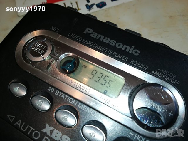PANASONIC RQ-E30V WALKAN REVERSE DECK/RADIO 0811221132, снимка 18 - Радиокасетофони, транзистори - 38599880