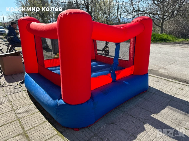 немски надуваем замък за скачане с компресор, снимка 4 - Други игри - 54099821