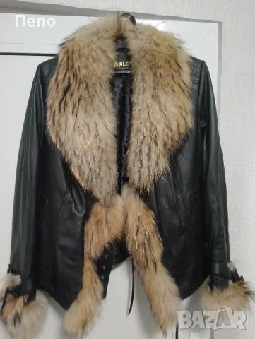Яке естествена кожа и косъм, снимка 6 - Якета - 54160269