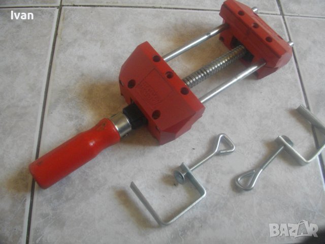 Машинно менгеме немско BESSEY със 2 стяги Менгеме самоделно от дуралуминий, снимка 13 - Менгемета - 37354117